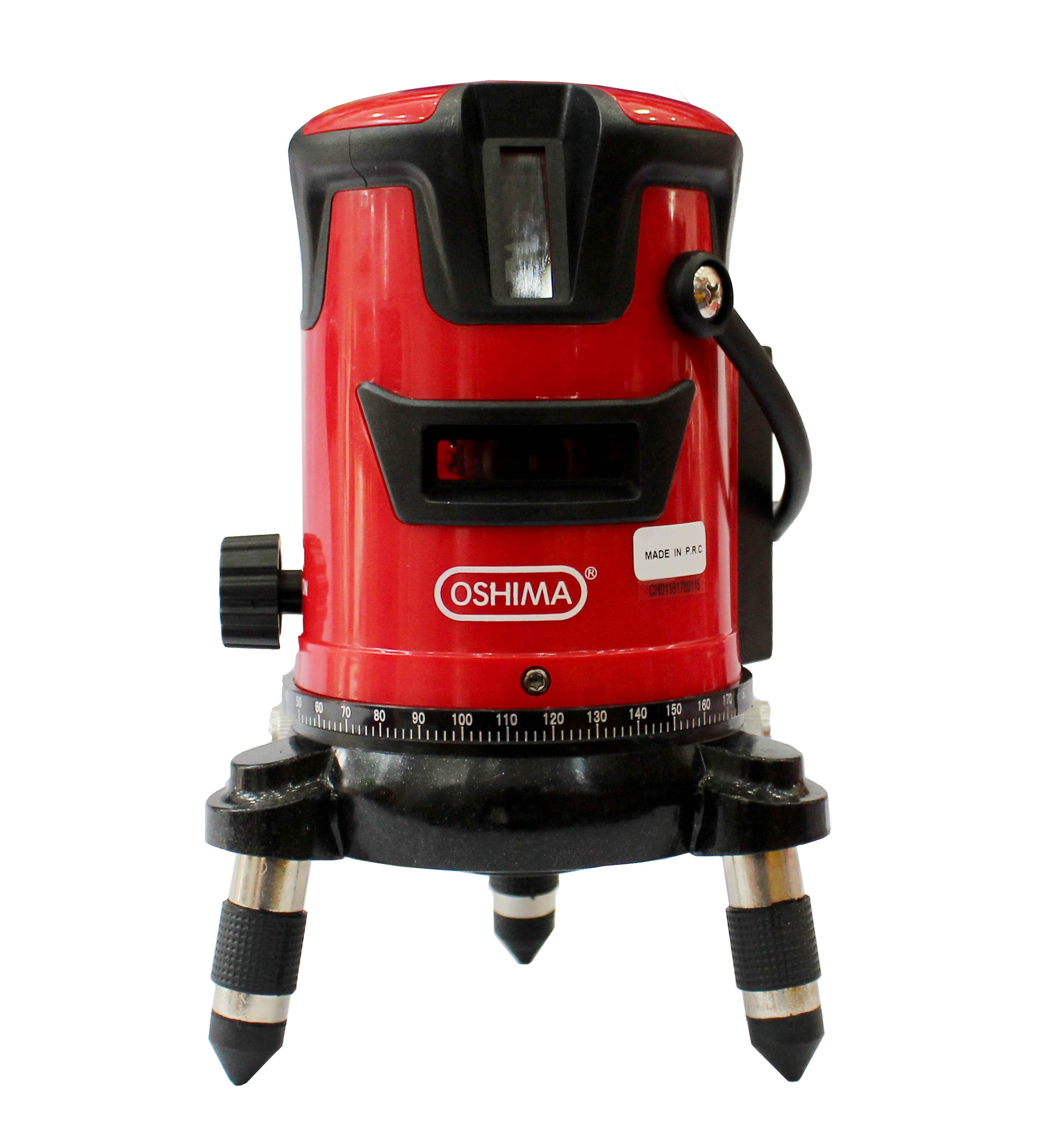 Máy cân mực, thước cân bằng độ thẳng 5 tia xanh Oshima CM 5X