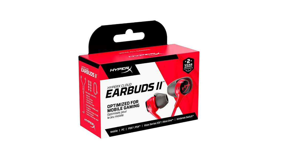 Tai nghe HP HyperX Cloud Earbuds II - Hàng Chính Hãng