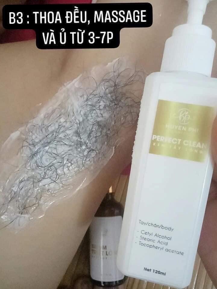 [HCM]Tẩy lông triệt lông perfect clean - tẩy lông Huyền phi