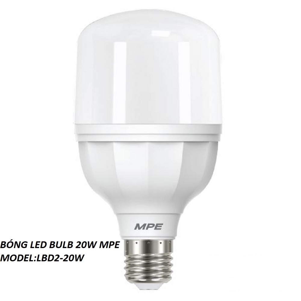 [HCM]BÓNG LED BUP 20W MPE , BÓNG ĐÈN LED MODEL LBD2-20W