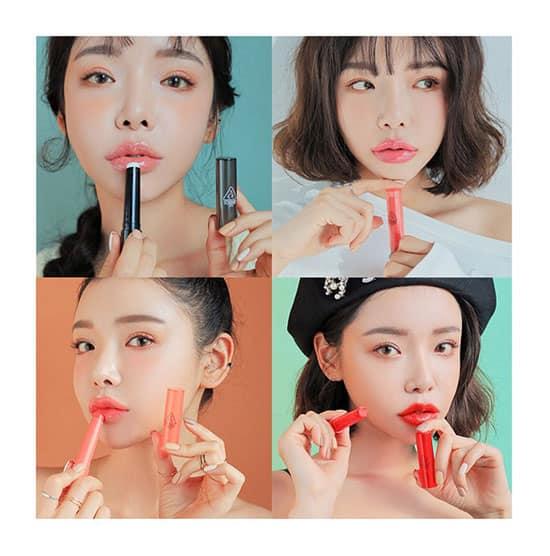[HCM]Son Dưỡng bóng Môi Có Màu 3CE Plumping Lips #CORAL
