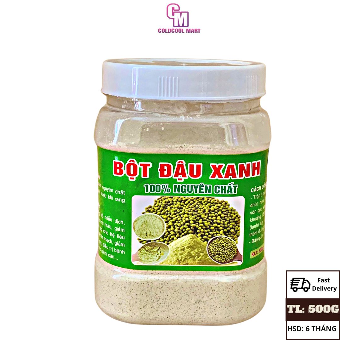 Bột Đậu Xanh Nguyên Chất 500g ColdCool Mart