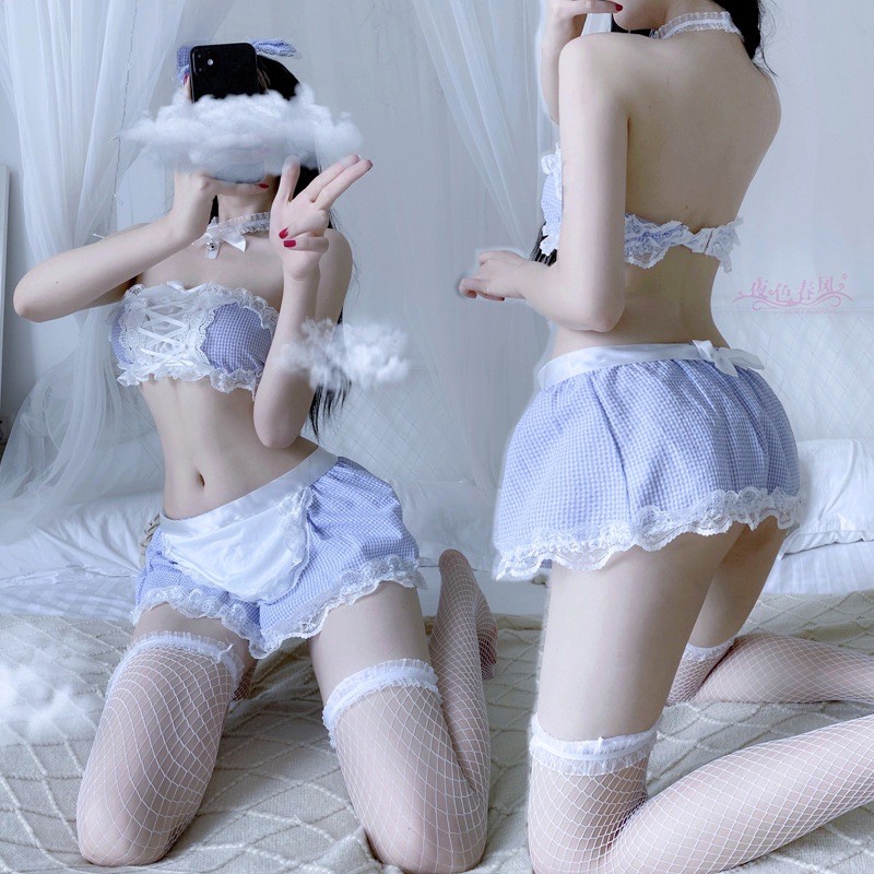 Cosplay Sexy Hầu Gái Dễ Dãi Váy Ngủ Quyến rũ Đồ Lót - Nội Y Nữ - NY47
