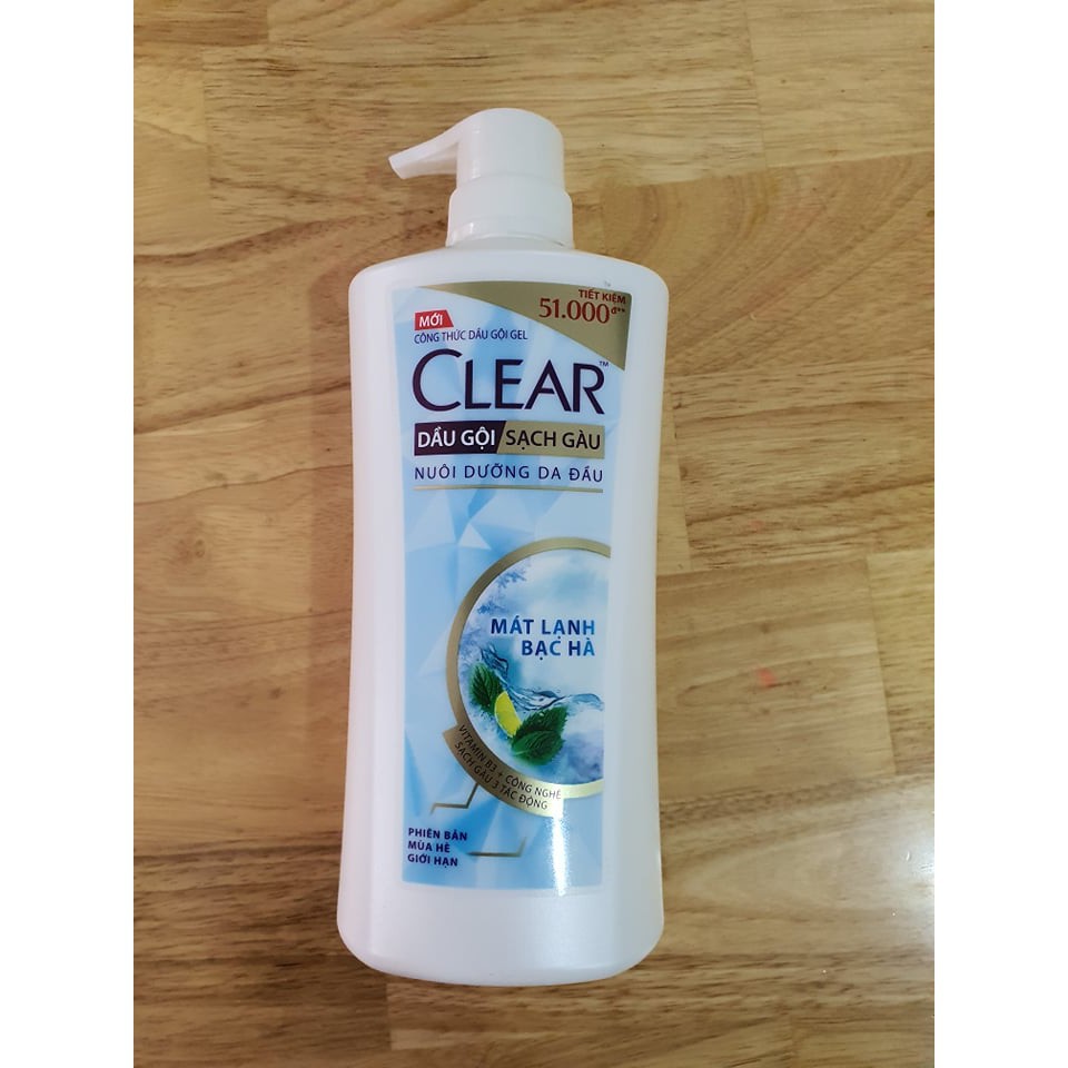 Dầu gội Clear bạc hà 400ml