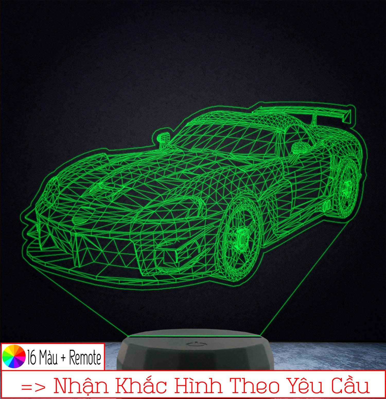 [HCM]Đèn Led 3D Trang Trí Hình Xe Ô TÔ – Qùa Tặng Đèn Trang Trí Noel Đèn Để Bàn Đèn Phòng Ngủ Thiết Kế Khắc Hình Theo Yêu Cầu