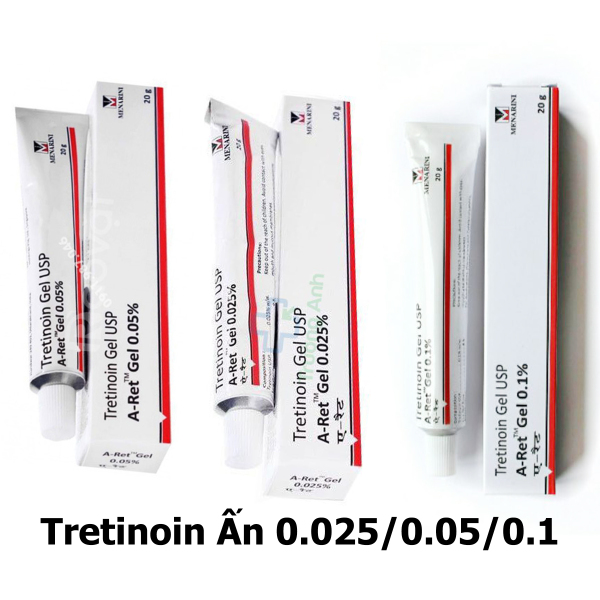 Tretinoin aret - Tretinoin USP - Tretinoin 0.025% - Gel giảm mụn