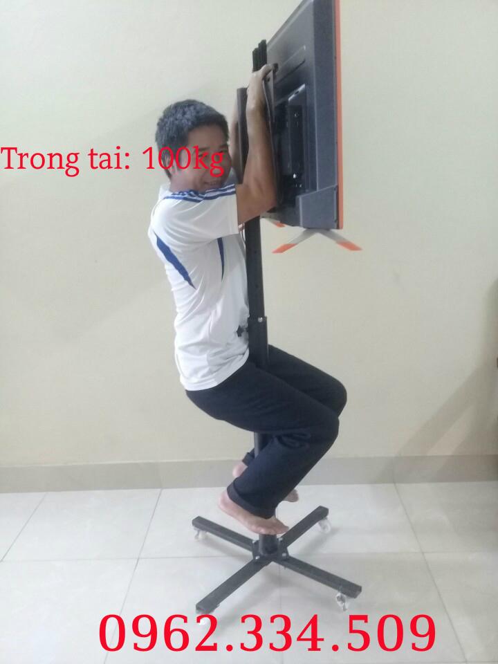 giá treo tivi di động 1 cột