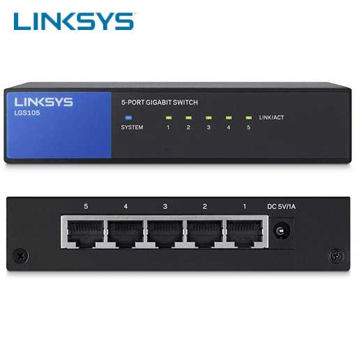 [HCM]Switch Linksys LGS105 5-Port Gigabit