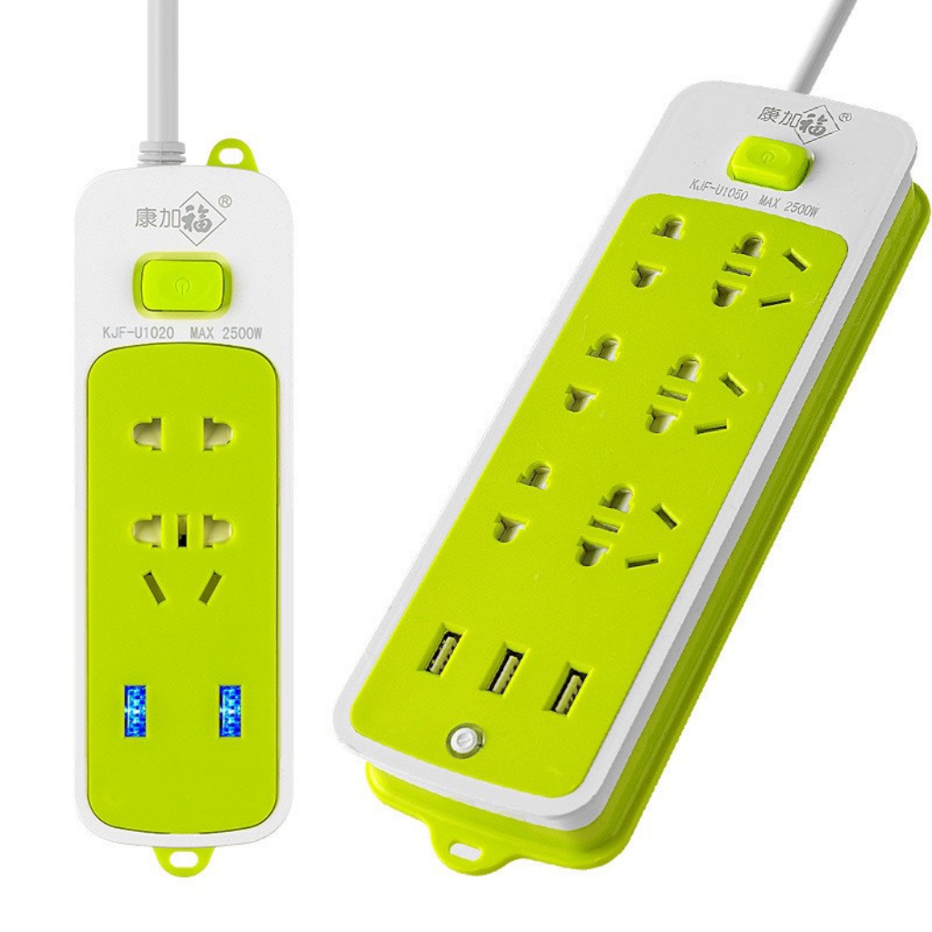 Ổ cắm điện đa năng chống giật 3 cổng USB sạc điện thoại, Sạc trực tiếp, Tiết kiệm điện