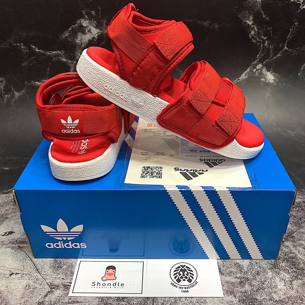 [Nhập Lazsohot2 - Giảm 40k/199k]Sandal Adis Adilette Red - Đỏ [Ảnh Thật]