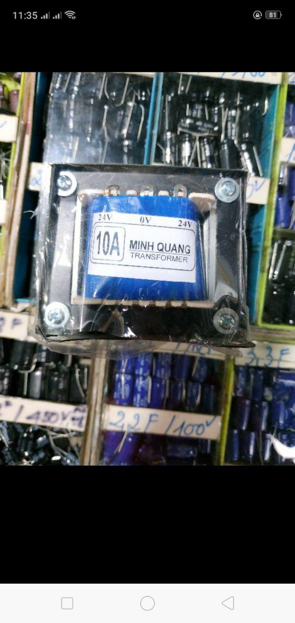 Biến áp 10A đối xứng 24V