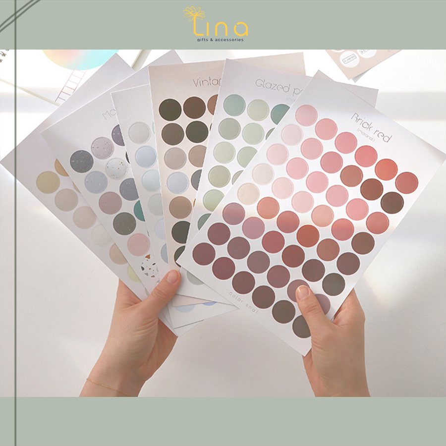 Sticker chấm tròn - seal đánh dấu tiện lợi