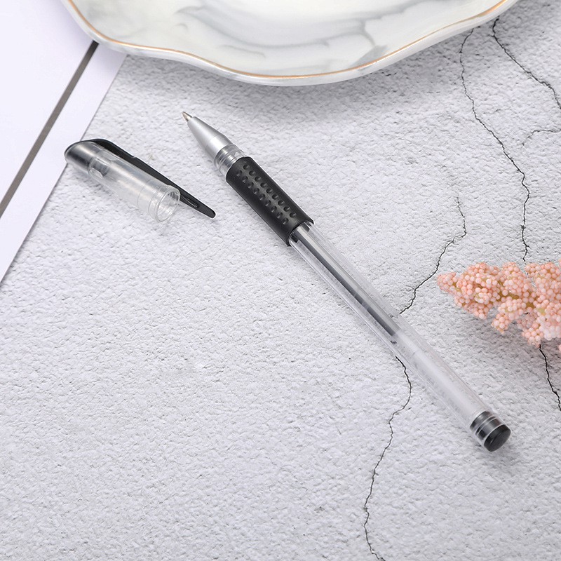 Bút bi bút gel 0.5mm cao cấp mực đều - ngòi bút nước xanh đen đỏ