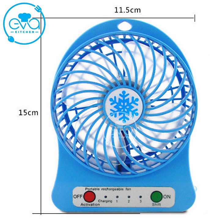 [HCM]Quạt Sac Mini Cầm Tay 3 Tốc Độ Siêu Mát