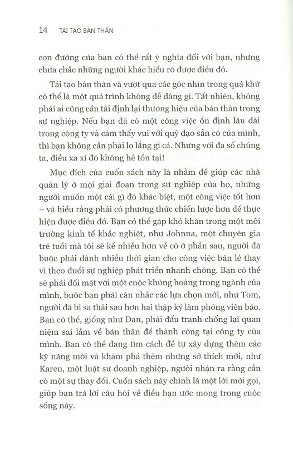 Tái Tạo Bản Thân
