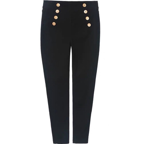Quần legging Cạp Cao 6 Cúc