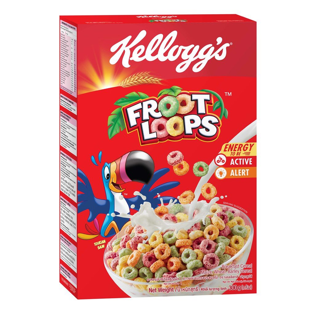 Ngũ cốc ăn sáng Kellogg s Froot Loops 300g