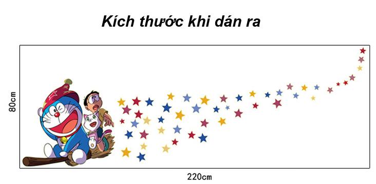 Decal dán tường Doremon- T56-kiddecals