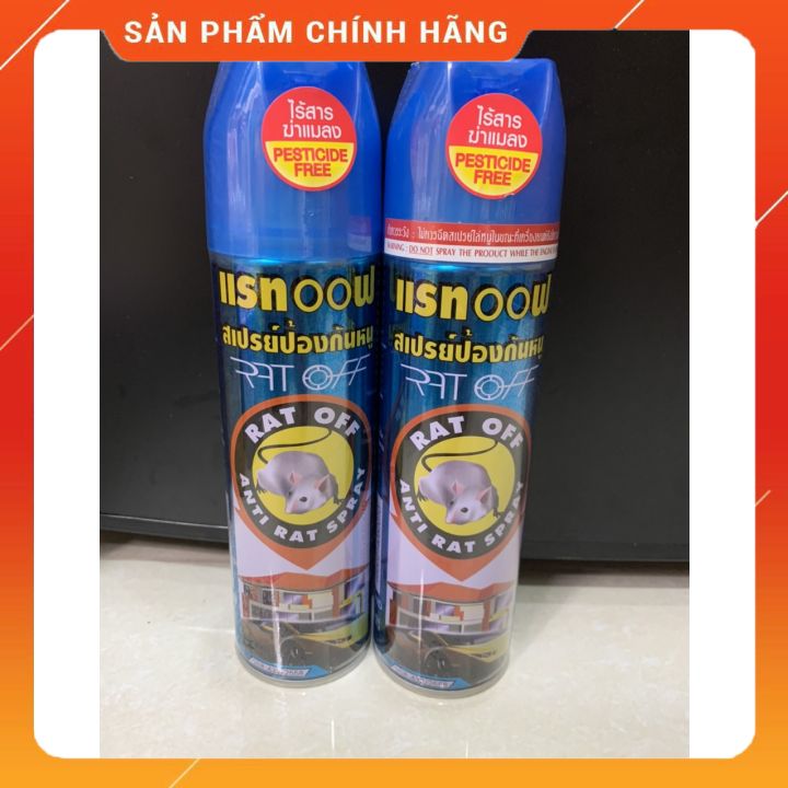 [HCM]Xịt đuổi chuột Rat-Off Thái lan đa năng