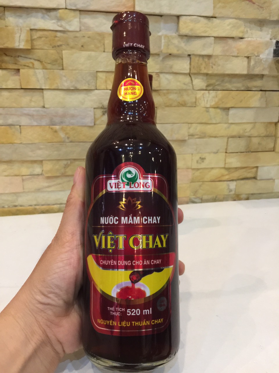 Nước mắm việt chay chai thủy tinh ngon thượng hạng