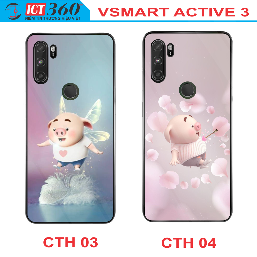 Ốp Lưng Kính VSMART ACTIVE 3 - in Theo Yêu Cầu ( Nhiều Hình)