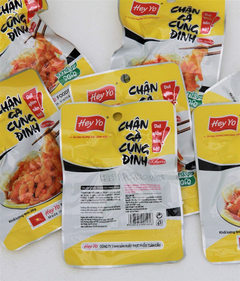 Chân Gà Rút Xương Cung Đình Hey Yo