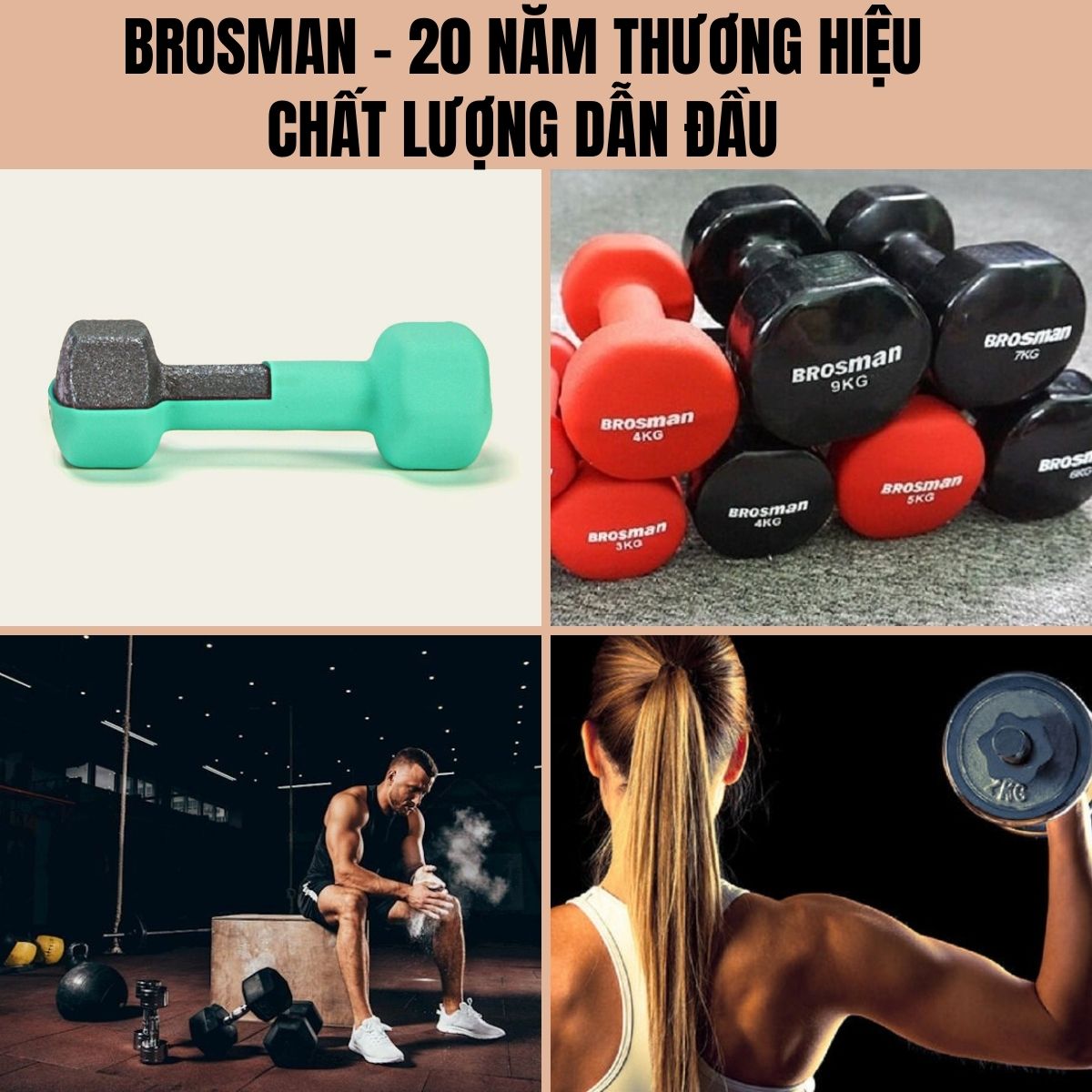 Tạ tay Brosman 8 Kg