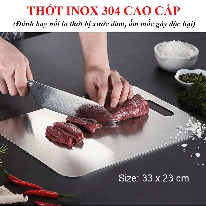 Thớt Inox Kháng Khuẩn Cao Cấp