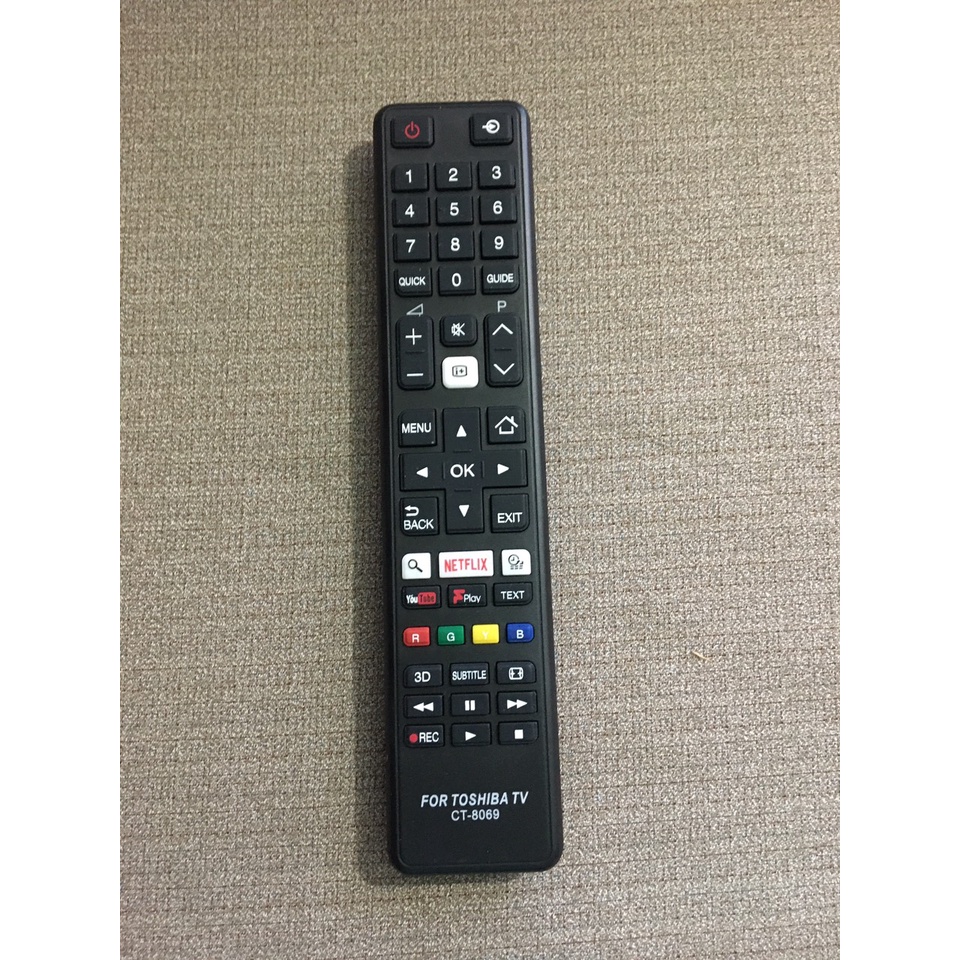Remote điều khiển tivi Toshiba,Tổng hợp các đời tivi Toshiba, Tặng pin !