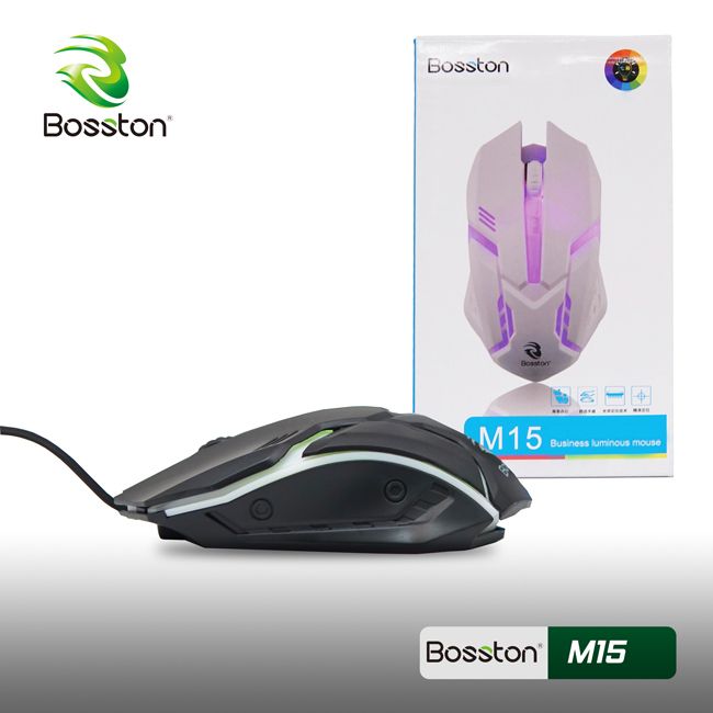 Chuột máy tính Gaming Bosston M15 Multi LED cổng USB cực nhạy