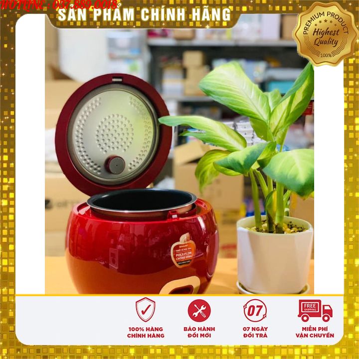 NỒI CƠM ĐIỆN MINI Shark KS-A08V-RD