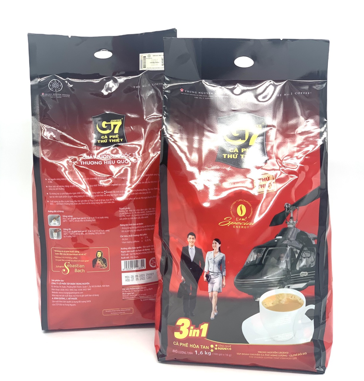 Cà Phê Sữa Hoà Tan G7 3in1 Bịch 100 gói ( Hàng Công Ty Chính Hãng )