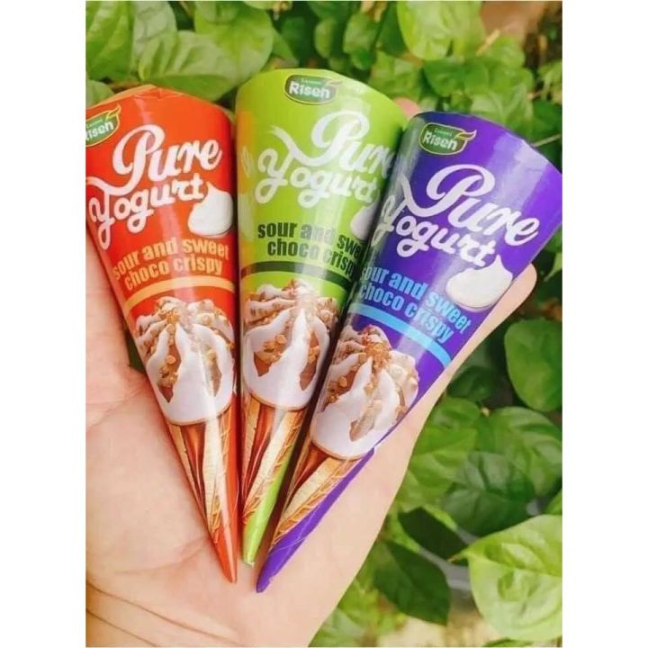 Bánh ốc quế nhân kem socola Risen Mỹ - 320g
