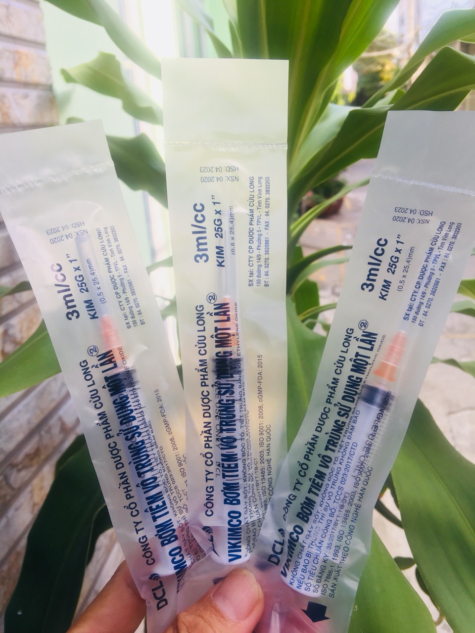 Kim Tiêm vô trùng 3CC Vikimco Hộp 100 cây