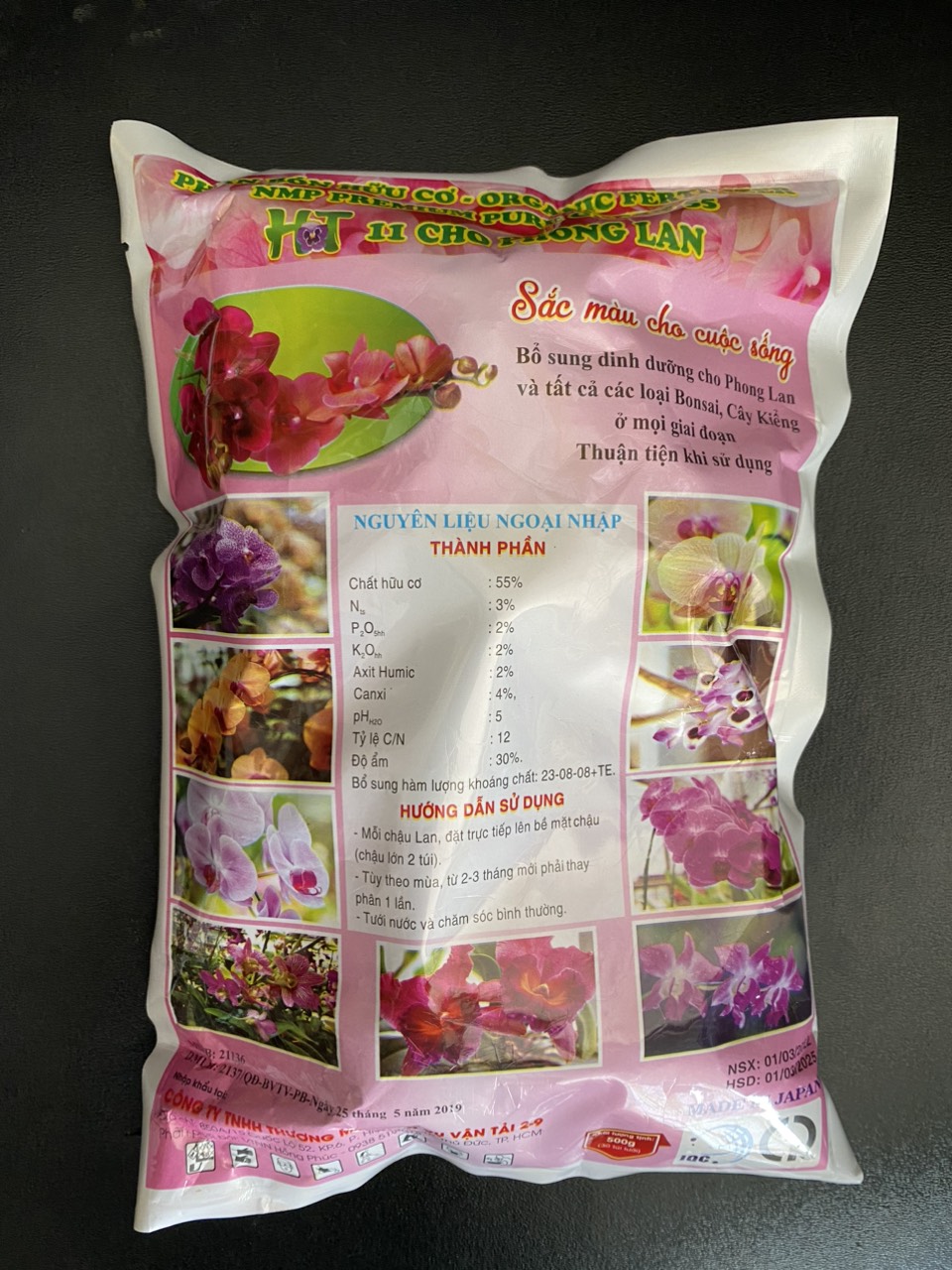Phân hữu cơ sinh học cho hoa lan HT 11 orchid