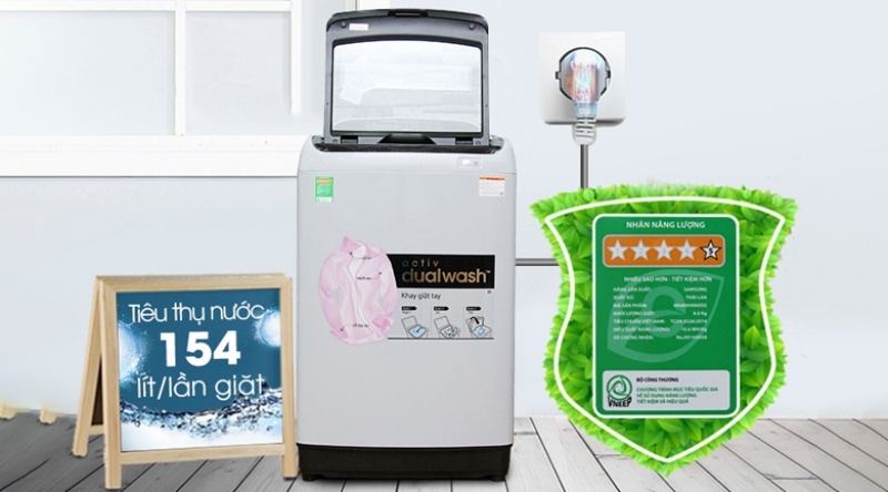 Máy giặt Samsung WA10J5710SG/SV 10 kg (GIAO HÀNG TOÀN QUỐC - MIỄN PHÍ GIAO+LẮP ĐẶT TẠI HÀ NỘI) chính hãng