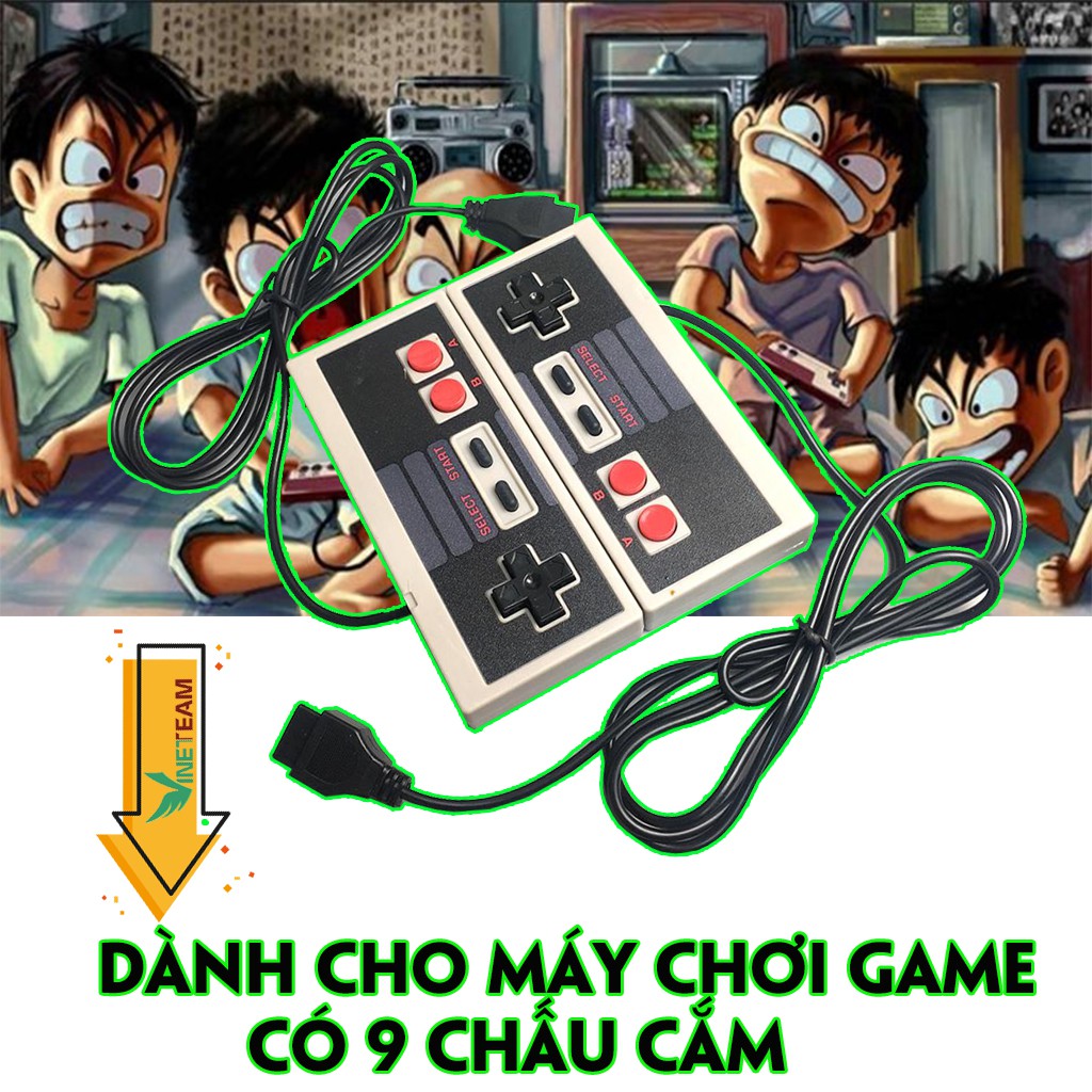 Tay cầm cho máy điện tử 2 / 4 nút, Bộ điều khiển chơi game 4 nút cho coolbaby mini TV tay cầm 7/ 9 pin
