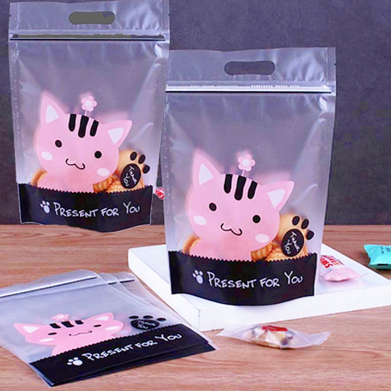 Túi zip đựng bánh kẹo nhiều mẫu ,đựng bánh quy, kẹo nougat, mứt quả