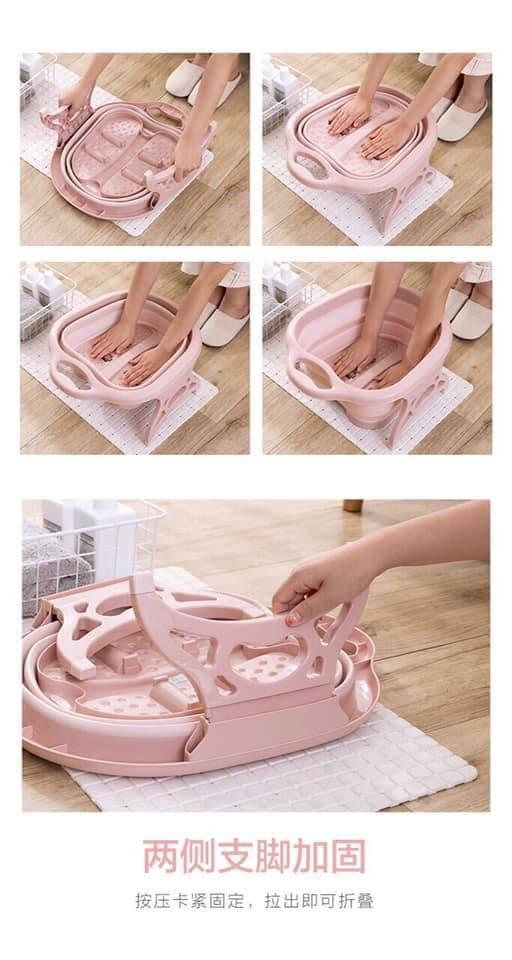 Chậu ngâm chân massage gấp gọn