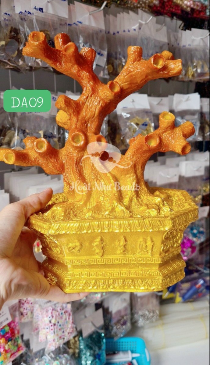 Gốc san hô làm cây kim tiền