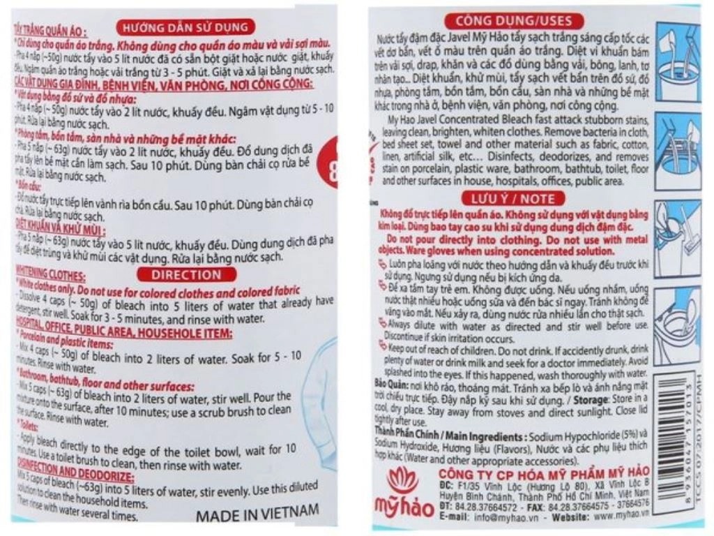 Nước Tẩy JAVEL Lix (300g)