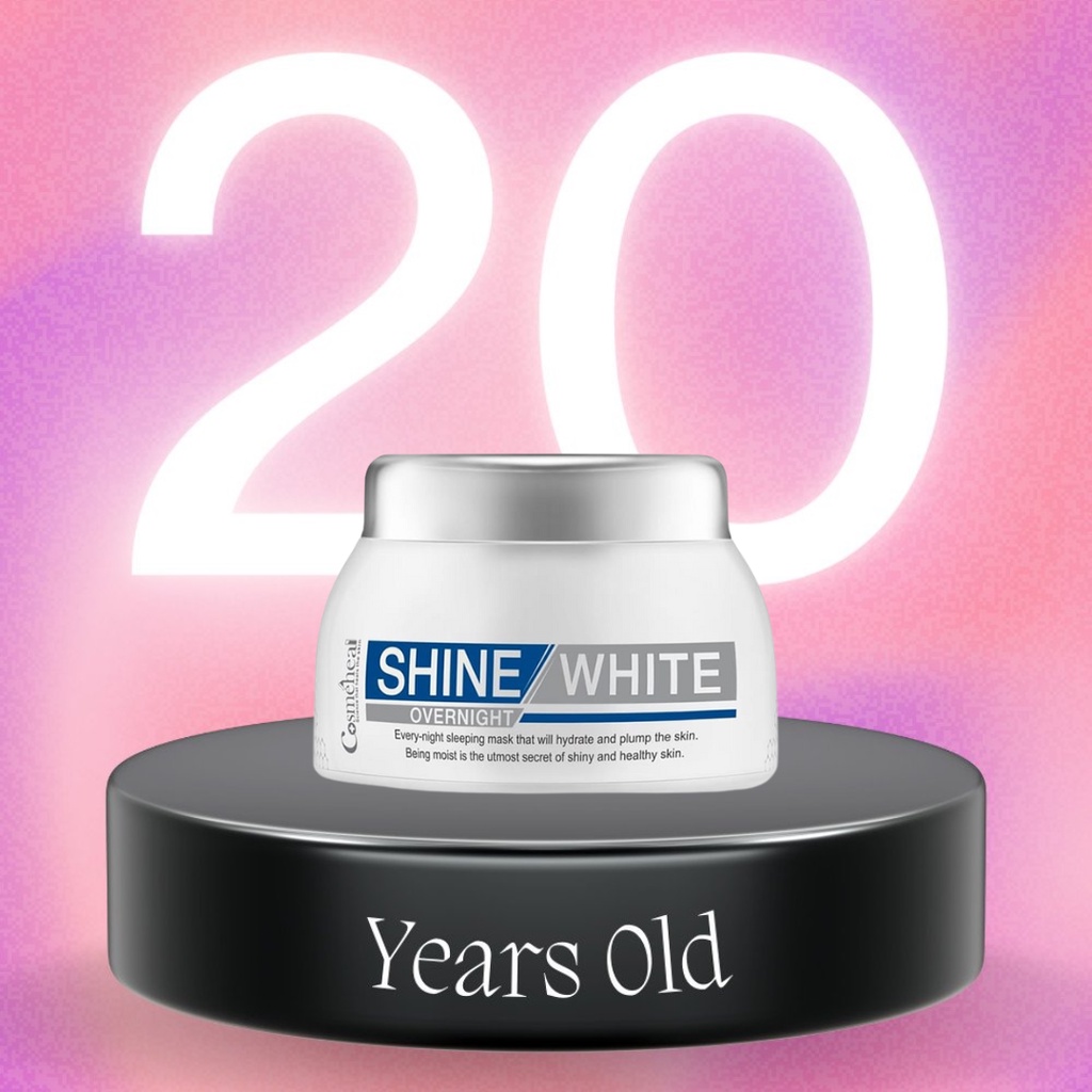 Mặt Nạ Ngủ Dưỡng Trắng Căng Bóng Da Cosmeheal Shine White Overnight - 50ml