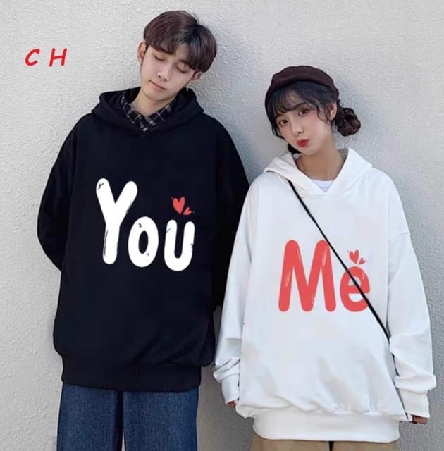 Áo Hoodie Cặp Đôi Me You  Thời Trang (2 chiếc)