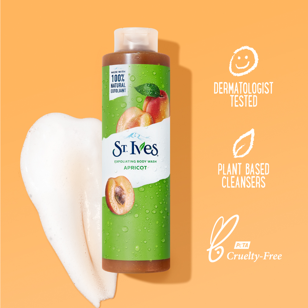 Sữa tắm dưỡng da St.Ives Trái Mơ 473ml