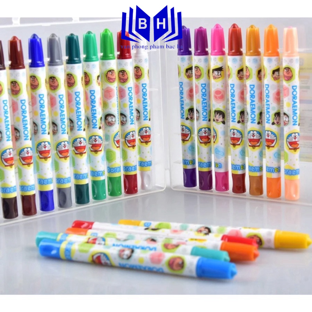 Bút Sáp Vặn Colorkit 24 Màu TCR-C009/DO