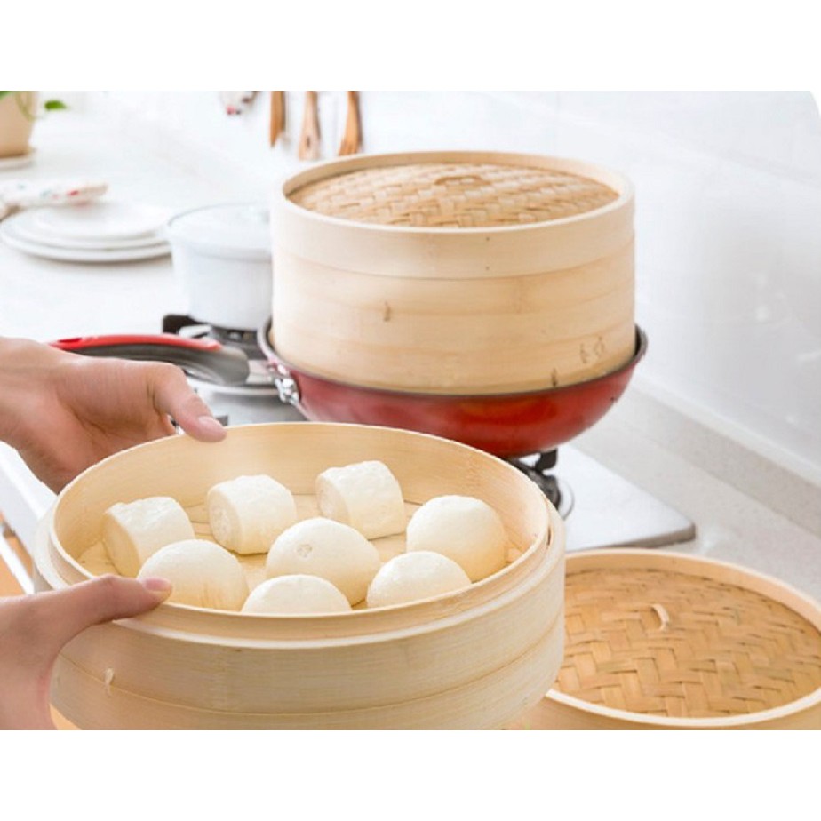 Lồng hấp bánh bao há cảo