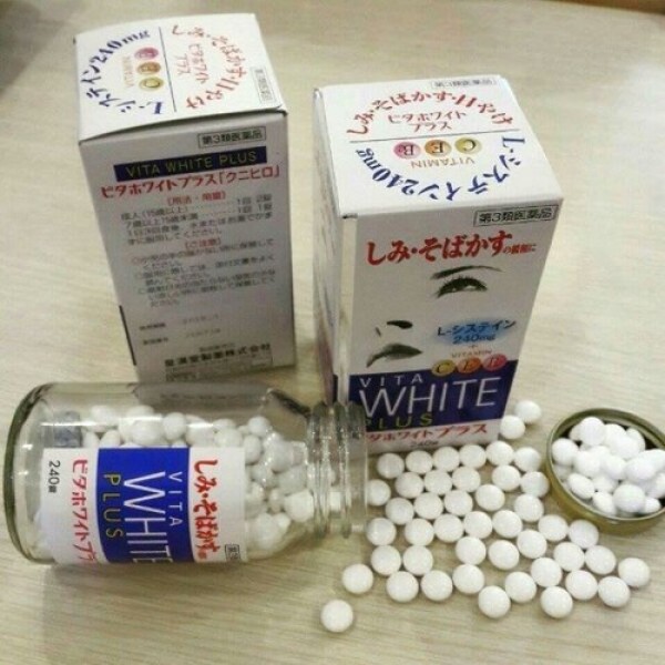 Viên uống trắng da Vita White Plus 240 viên Nhật Bản cao cấp