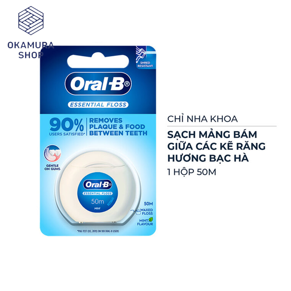 Chỉ Nha Khoa Oral B Essential Floss 50m