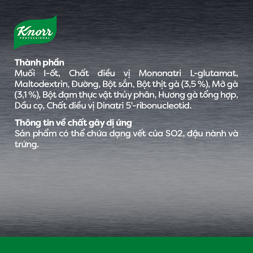 Bột thịt gà Chicken Powder Knorr hộp (1kg)