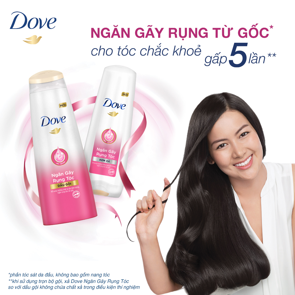 Dầu gội Dove ngăn gãy rụng tóc (Chai 640g)